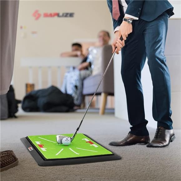 3-in-1 Golf Hitting Mat with Heavy Duty Base,(3 Replaceable Turfs Kit ) - Picture 2 of 6